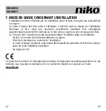 Предварительный просмотр 22 страницы Niko 390-40011 Manual