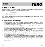 Предварительный просмотр 23 страницы Niko 390-40011 Manual