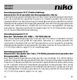 Предварительный просмотр 28 страницы Niko 390-40011 Manual