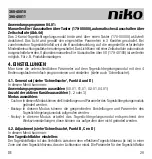 Предварительный просмотр 29 страницы Niko 390-40011 Manual