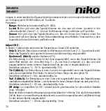 Предварительный просмотр 30 страницы Niko 390-40011 Manual