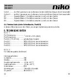 Предварительный просмотр 32 страницы Niko 390-40011 Manual