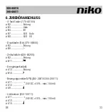 Предварительный просмотр 33 страницы Niko 390-40011 Manual