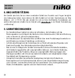 Предварительный просмотр 35 страницы Niko 390-40011 Manual