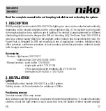 Предварительный просмотр 37 страницы Niko 390-40011 Manual