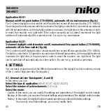 Предварительный просмотр 40 страницы Niko 390-40011 Manual