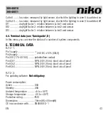 Предварительный просмотр 43 страницы Niko 390-40011 Manual