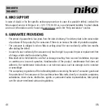 Предварительный просмотр 46 страницы Niko 390-40011 Manual