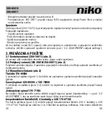 Предварительный просмотр 48 страницы Niko 390-40011 Manual