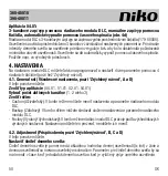 Предварительный просмотр 50 страницы Niko 390-40011 Manual