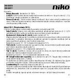 Предварительный просмотр 51 страницы Niko 390-40011 Manual