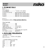 Предварительный просмотр 53 страницы Niko 390-40011 Manual