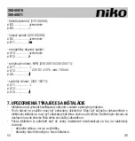 Предварительный просмотр 54 страницы Niko 390-40011 Manual