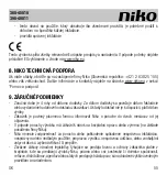 Предварительный просмотр 55 страницы Niko 390-40011 Manual