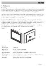 Предварительный просмотр 1 страницы Niko 550-20102 Manual