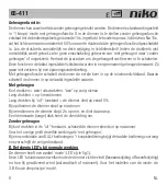 Preview for 8 page of Niko 65-411 Manual