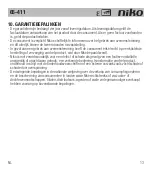 Preview for 15 page of Niko 65-411 Manual