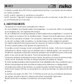 Preview for 24 page of Niko 65-411 Manual