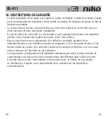 Preview for 28 page of Niko 65-411 Manual