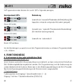 Preview for 33 page of Niko 65-411 Manual