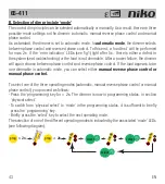 Preview for 45 page of Niko 65-411 Manual