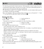 Preview for 49 page of Niko 65-411 Manual