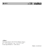 Preview for 72 page of Niko 65-411 Manual