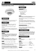 Preview for 5 page of Niko Servodan 350-20079 User Manual