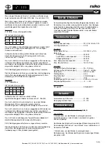 Preview for 13 page of Niko SERVODAN 41-771 User Manual