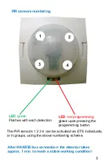 Preview for 5 page of Niko Swiss Garde 360 Presence KNX UP Instruction Manual