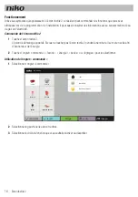 Предварительный просмотр 16 страницы Niko Touchscreen 2 Manual