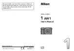 Предварительный просмотр 144 страницы Nikon 1 AW 1 User Manual