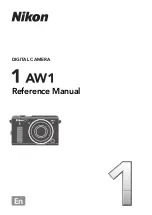 Nikon 1 AW1 Reference Manual предпросмотр