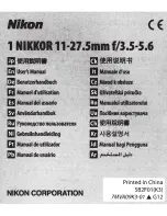 Nikon 1 NIKKOR 11-27.5mm f/3.5-5.6 User Manual preview