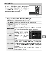 Предварительный просмотр 107 страницы Nikon 1 S1 Reference Manual