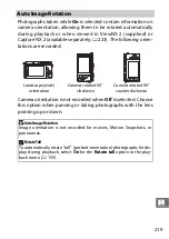 Preview for 243 page of Nikon 1 v3 Reference Manual