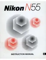 Preview for 1 page of Nikon 1718 - N 55 SLR Camera Instruction Manual