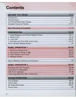 Preview for 4 page of Nikon 1718 - N 55 SLR Camera Instruction Manual