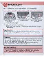 Preview for 18 page of Nikon 1718 - N 55 SLR Camera Instruction Manual