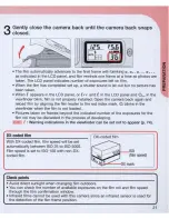 Preview for 21 page of Nikon 1723 - N 75QD SLR Camera Instruction Manual