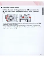 Preview for 73 page of Nikon 1723 - N 75QD SLR Camera Instruction Manual