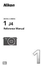 Preview for 1 page of Nikon 1J4 Reference Manual