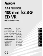 Nikon 2171 - Zoom-Nikkor Telephoto Lens User Manual preview