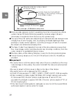 Предварительный просмотр 22 страницы Nikon 2171 - Zoom-Nikkor Telephoto Lens User Manual