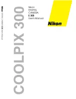 Nikon 25040 - Coolpix 300 Digital Camera User Manual preview