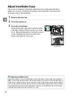 Предварительный просмотр 36 страницы Nikon 25492 Reference Manual