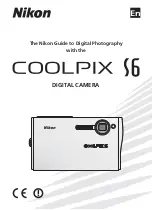 Предварительный просмотр 1 страницы Nikon 25547 - Coolpix S6 Digital Camera User Manual