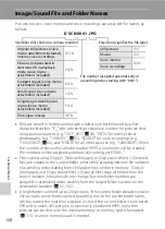 Preview for 132 page of Nikon 25583 - Coolpix P50 Digital Camera User Manual