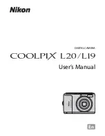 Nikon 26164 - Coolpix L20 Digital Camera User Manual preview