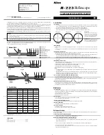 Nikon 4-16x42SF - Monarch Riflescope Instruction Manual preview